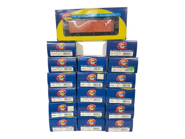 21 ATHEARN HO RTR Box Cars