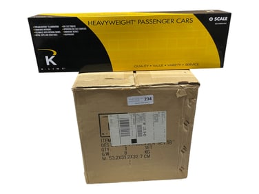 K-Line 4438C Lackawanna Heavyweight Car Set