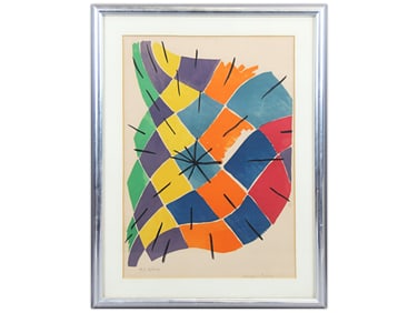 Man Ray, Untitled "Vitrail" Signed Lithograph