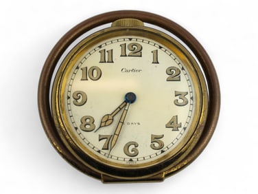 Cartier 8 Days Table Clock