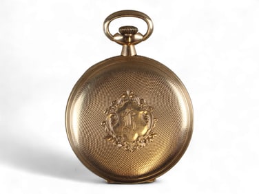 American Waltham 14k Gold Hunter Pocket Watch