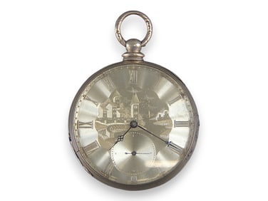 Tobias 18k Gold Swiss Pocket Watch