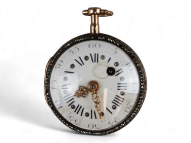 18th C. 18k Gold Fussee Watch w/ Provenance