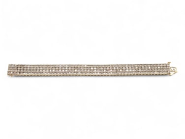 14k Yellow Gold Diamond Bracelet