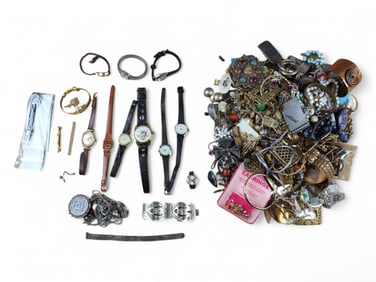 Estate Jewelry Lot including Gold