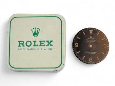 Vintage Rolex Explorer Dial in Tin