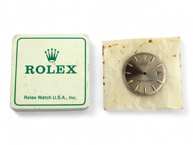 Vintage Rolex Datejust Dial in Tin