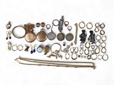 Estate Jewelry & Pocket Watch Collection