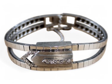 14K White Gold Ladies Watch