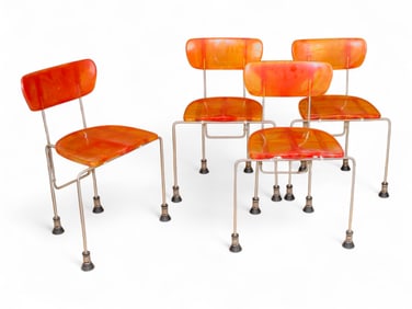 Gaetano Pesce 543 Broadway Chairs Set of 4