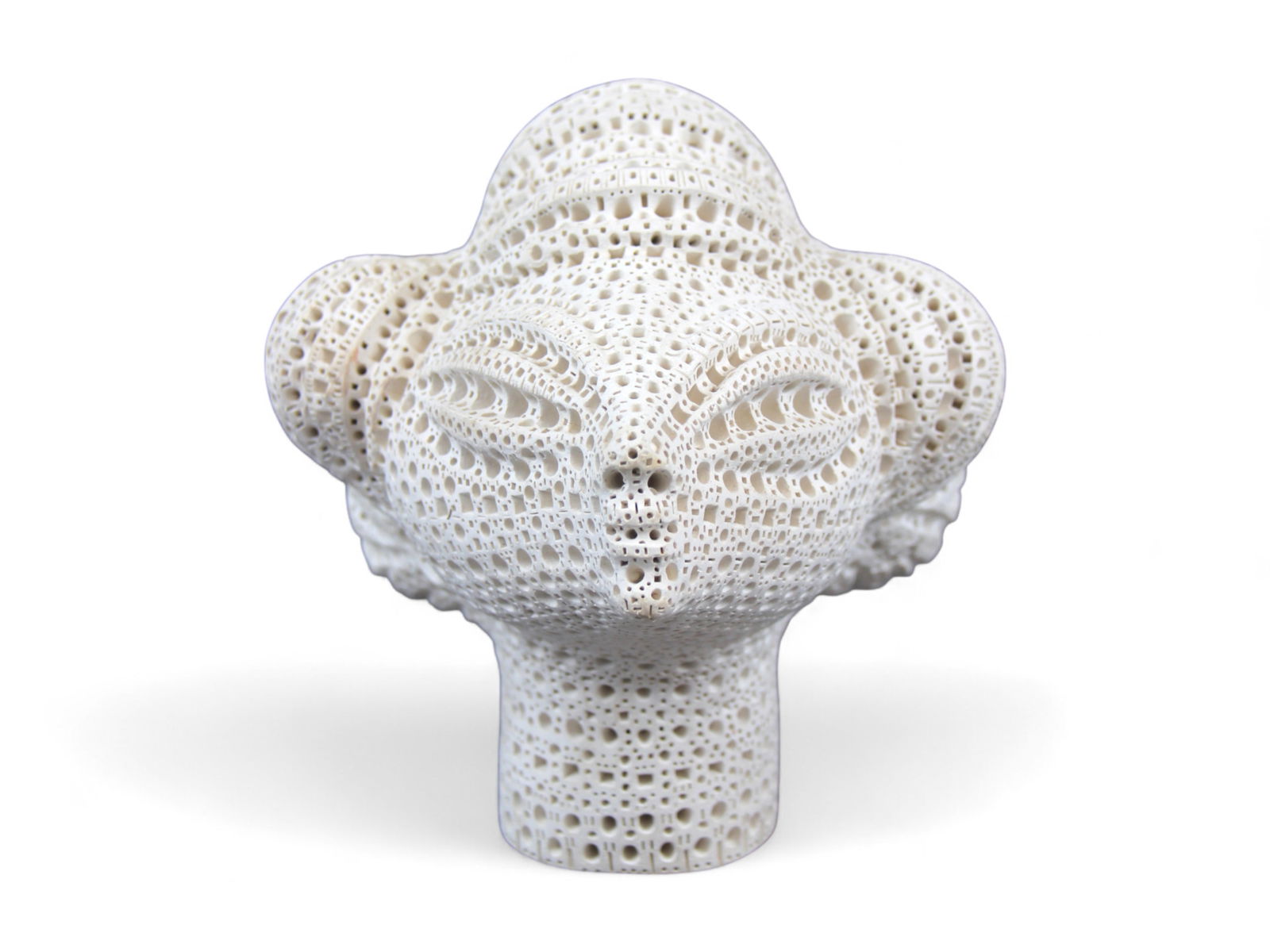 Alexander Ney Terracotta Stylized Head Sculpture (1 of 6)