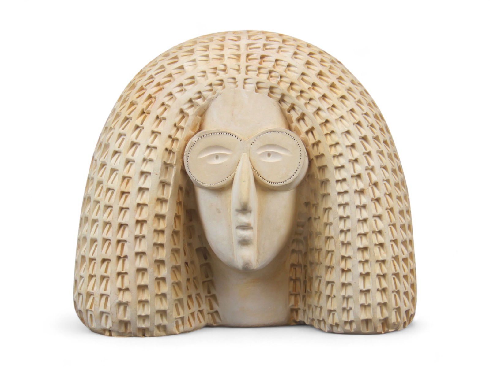 Alexander Ney Terracotta Stylized Head Sculpture (1 of 6)