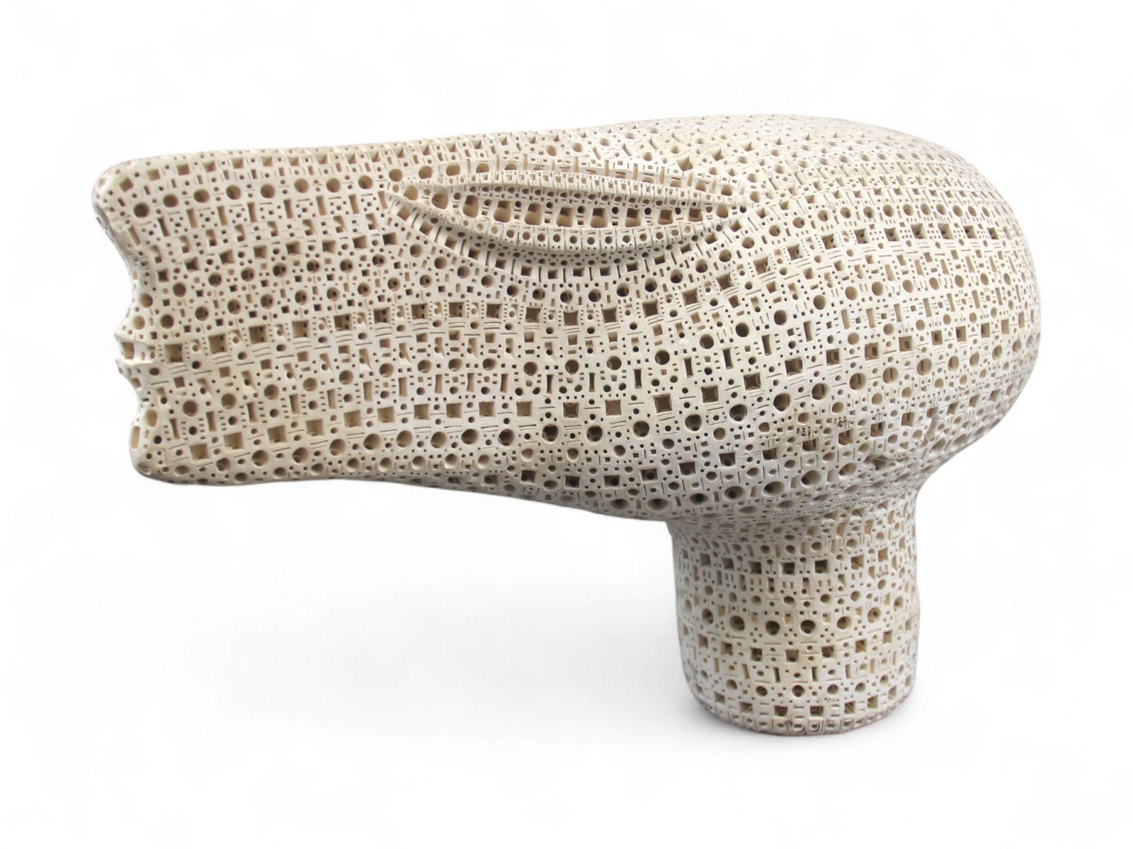 Alexander Ney Terracotta Abstract Head Sculpture (1 of 6)