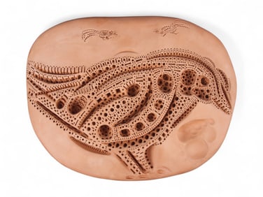 Alexander Ney Terracotta Bird Plaque