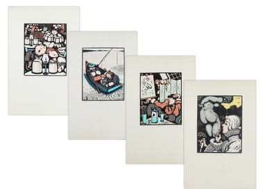 (4) Harry G. Spanner Signed Limited Ed Prints