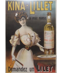 Kina Lillet, French Wine Advertising Poster