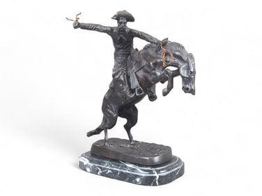 "Bronco Buster" Bronze after Remington