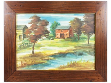 Landscape Watercolor by Paul Raphael Meltsner