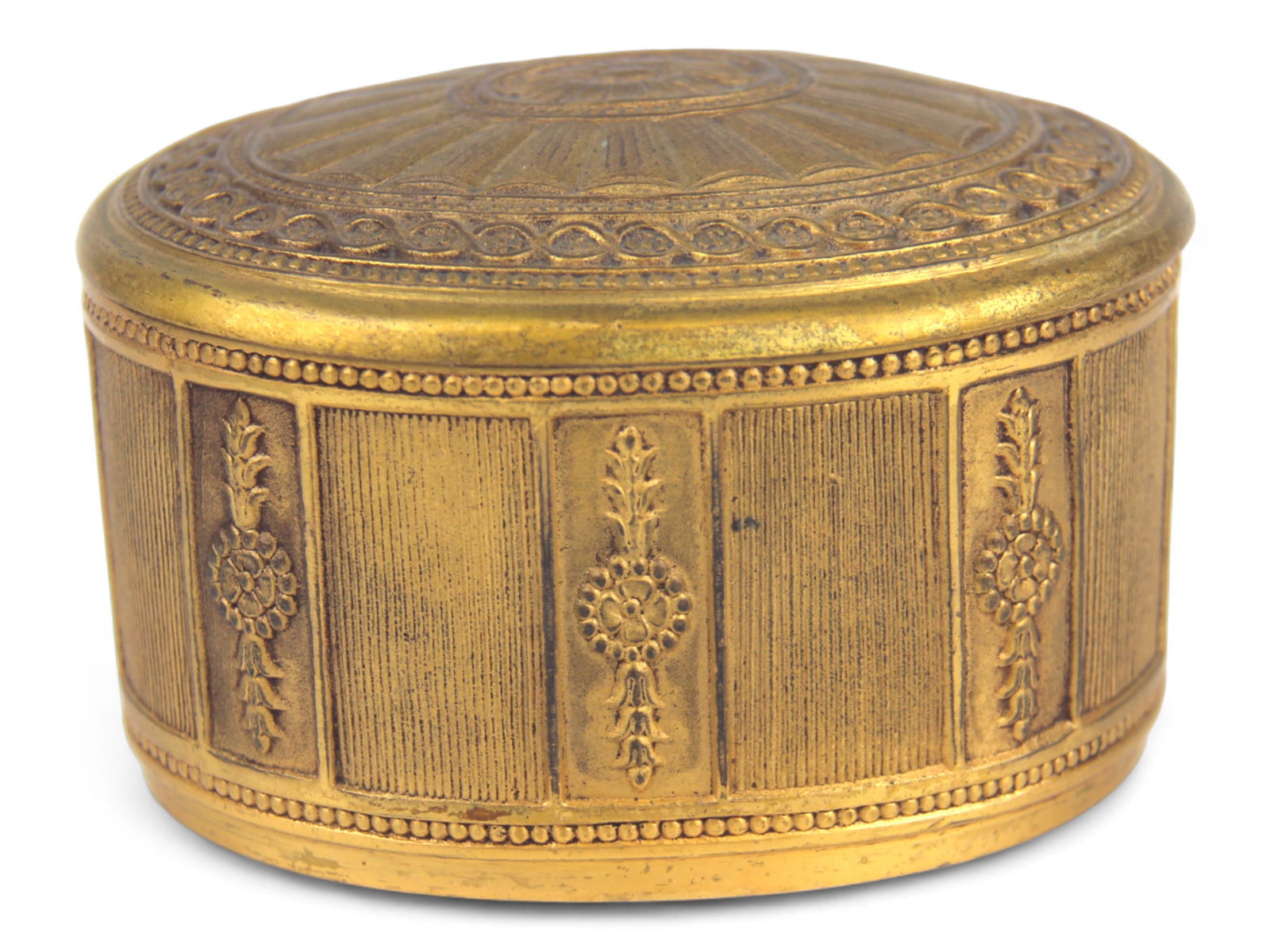 Tiffany Studios Bronze Adams Pattern Inkwell (1 of 6)