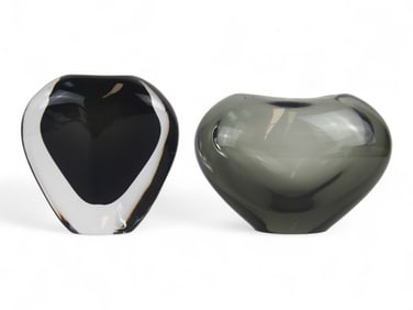 Holmegaard & Orrefors Art Glass Vases