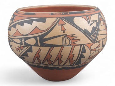 Carmelita Dunlap San Ildefonso Polychrome Jar