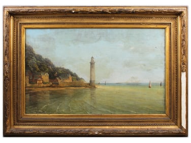 Harrison Gilman Eastman Seascape Pastel