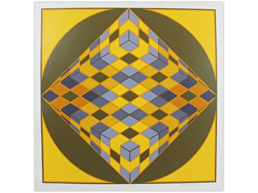 Billy Ray Hastings "Mellow Yellow" Serigraph