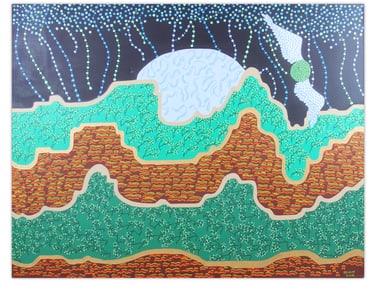 Carol Bevan, Acrylic On Canvas, Lot of 2