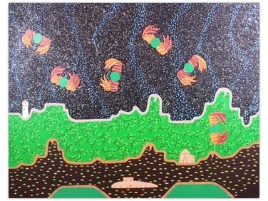 Carol Bevan, Acrylic On Canvas, Lot of 2