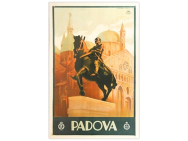 Vintage Italian Travel Poster "Padova" by Dudovich