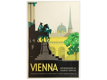 Vienna Travel Poster by Kosel
