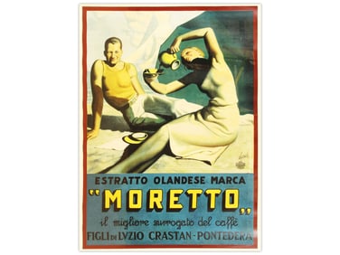 Moretto Italian Coffee Substitute Poster
