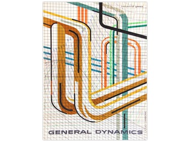 General Dynamics Industrial Gases Poster by Erik Nitsche