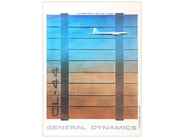 General Dynamics CL-44 Poster by Erik Nitsche