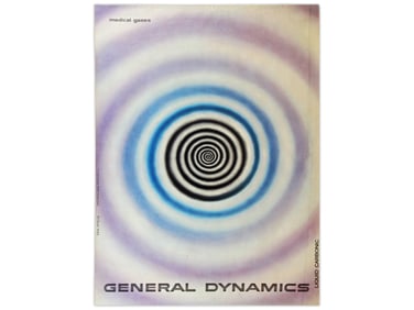 General Dynamics Medical Gases Poster by Erik Nitsche