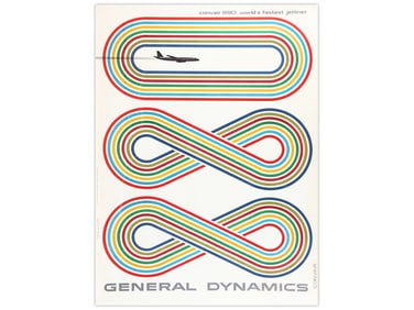 General Dynamics Convair 880 Poster by Erik Nitsche
