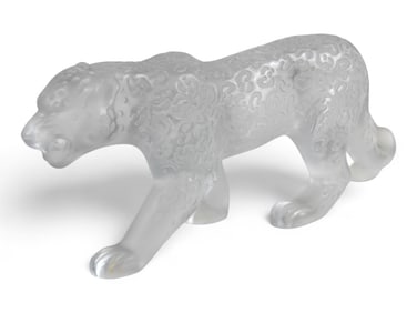 Lalique Frosted Rajah Jaguar