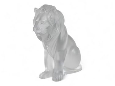 Lalique "Bamara" Lion Figurine