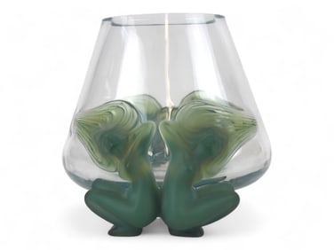 Lalique Antinea Crystal Vase