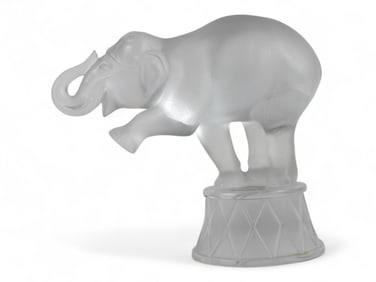 Lalique Circus Elephant Figurine