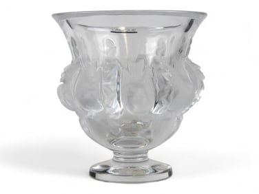 Lalique "Dampierre" Footed Vase