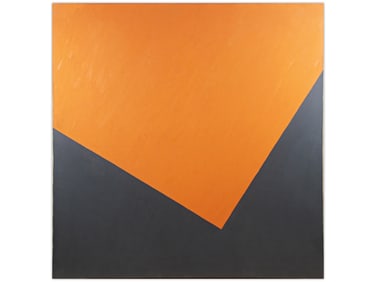 George Terasaki, Abstract O/C "Orange Grey"