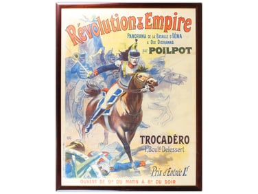 c.1898 Revolution and Empire Poster by Rene Pean