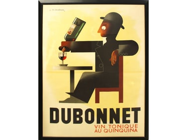Dubonnet Wine Poster, A.M. Cassandre, 1955