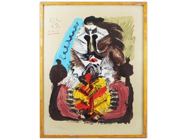 Picasso, Portrait Imaginaires 27.4.69 Lithograph