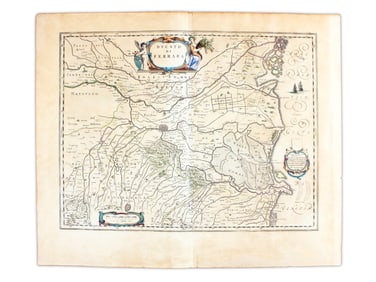 17th Century Map of Duchy of Ferrara Italy