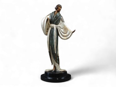 Erte Limited Edition Bronze, "Belle De Nuit"