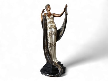 Erte Limited Edition Bronze, "La Coquette"