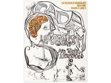 Salvador Dali MoMA Exhibition Poster, 1968