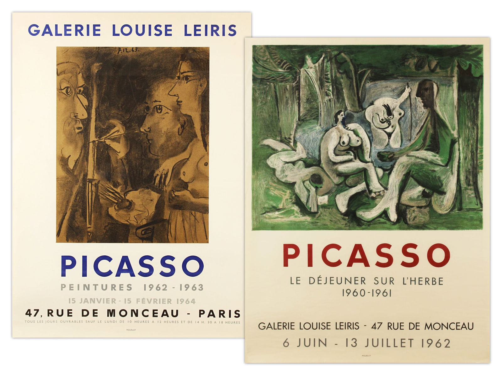 (2) Pablo Picasso Exhibition Posters (1 of 3)